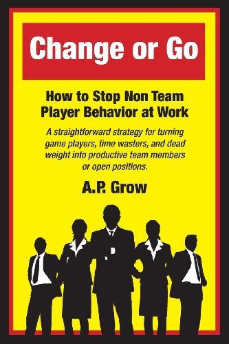 Cover for A P Grow · Change or Go: How to Stop Non-team Player Behavior at Work (Pocketbok) (2013)