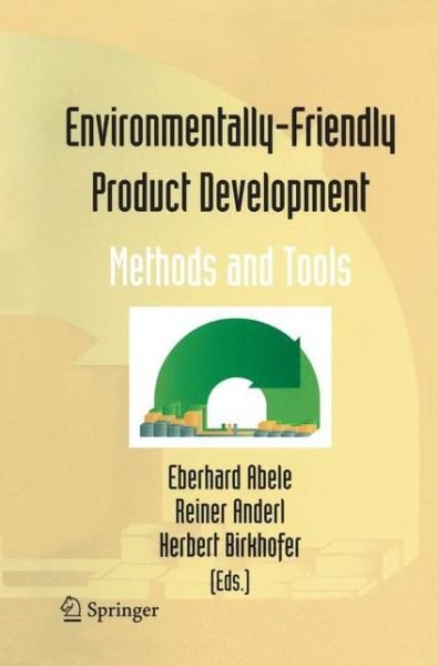 Cover for Eberhard Abele · Environmentally-Friendly Product Development: Methods and Tools (Paperback Book) (2014)