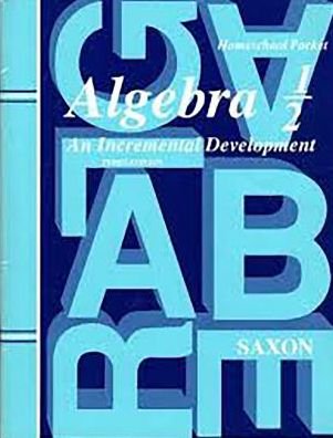 Cover for John Saxon · Algebra 1/2 Answer Key (Gebundenes Buch) (2000)