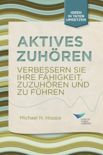 Cover for Michael H Hoppe · Active Listening (Paperback Bog) (2018)