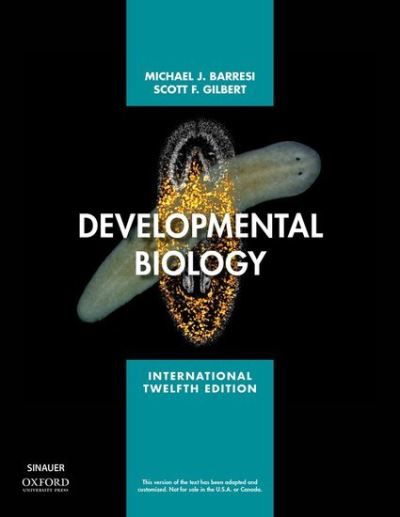 Cover for Barresi, Michael J.F. (Professor of Biological Sciences, Professor of Biological Sciences, Smith College) · Developmental Biology (Taschenbuch) [12 Revised edition] (2020)