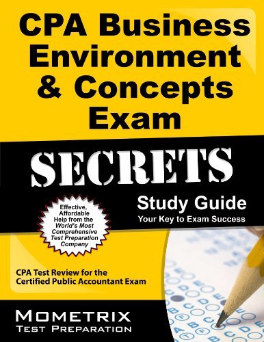 Cover for Cpa Exam Secrets Test Prep Team · Cpa Business Environment &amp; Concepts Exam Secrets Study Guide: Cpa Test Review for the Certified Public Accountant Exam (Paperback Bog) (2023)