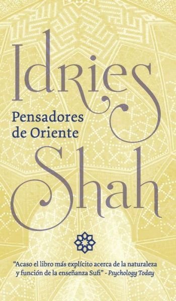 Cover for Idries Shah · Pensadores de Oriente (Innbunden bok) (2018)