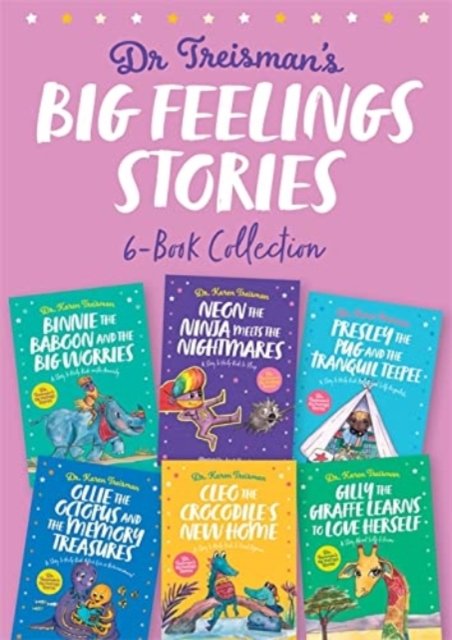 Cover for Treisman, Dr. Karen, Clinical Psychologist, trainer, &amp; author · Dr. Treisman's Big Feelings Stories: 6-Book Collection (Book pack) (2022)