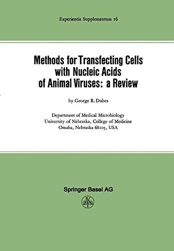 Cover for G R Dubes · Methods for Transfecting Cells with Nucleic Acids of Animal Viruses: A Review - Experientia Supplementum (Pocketbok) [1971 edition] (2014)