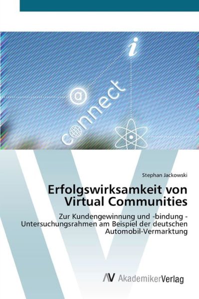 Cover for Jackowski · Erfolgswirksamkeit von Virtua (Book) (2012)