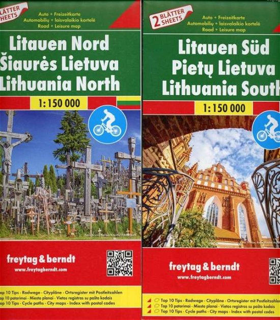 Cover for Freytag-Berndt und Artaria KG · Lithuania East + West + cycling paths (Map) (2019)