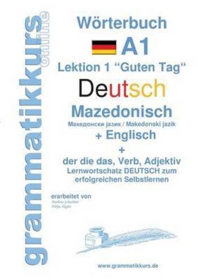 Cover for Schachner · Wörterbuch Deutsch-Mazedonisc (Book) (2016)