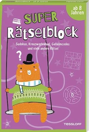 Cover for Stefan Heine · Super Rätselblock ab 8 Jahren.Sudokus, Kreuzwörträtsel, Geheimcodes und viele andere Rätsel (Pocketbok) (2021)
