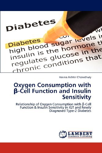Cover for Hasina Akhter Chowdhury · Oxygen Consumption with -cell Function and Insulin Sensitivity: Relationship of Oxygen Consumption with -cell Function &amp; Insulin Sensitivity in Igt and Newly Diagnosed Type-2 Diabetes (Paperback Book) (2012)