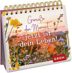 Cover for Groh Verlag · Genieße den Moment - jetzt ist dein Leben! (Pocketbok) (2022)