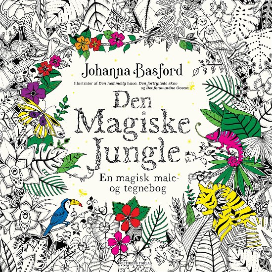 Cover for Johanna Basford · Den magiske jungle (Sewn Spine Book) [1.º edición] (2016)