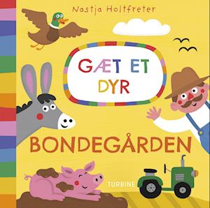 Cover for Nastja Holtfreter · Gæt et dyr – Bondegården (Cardboard Book) [1. Painos] (2023)