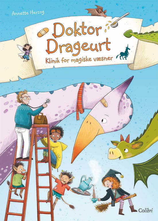 Cover for Annette Herzog · Doktor Drageurt - Klinik for magiske væsner (Hardcover Book) [1º edição] (2024)