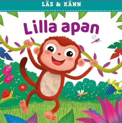 Cover for Malin Barthelson · Läs och känn: Lilla apan (Board book) (2019)