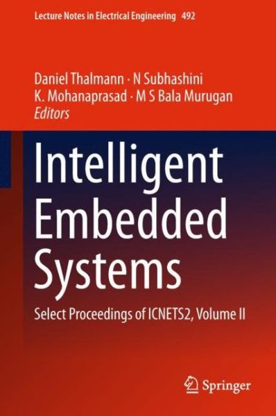 Intelligent Embedded Systems - - Books - Springer Verlag, Singapore - 9789811085741 - February 17, 2018
