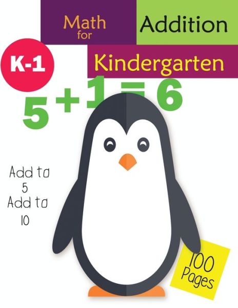 Cover for Jewel Sharp · Math for Kindergarten Addition (Paperback Book) (2020)