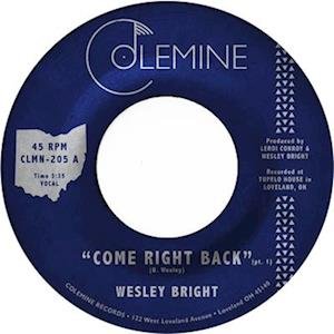Cover for Wesley Bright · Come Right Back (LP) (2022)