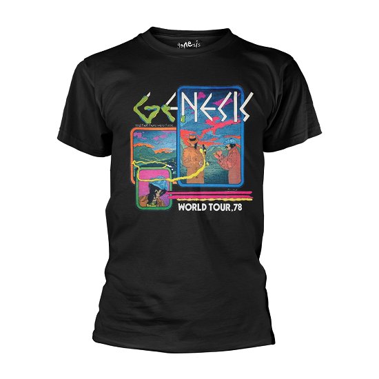 Cover for Genesis · Tour 78 (T-Shirt Small, Black) (MERCH) [size S] [Black edition] (2018)