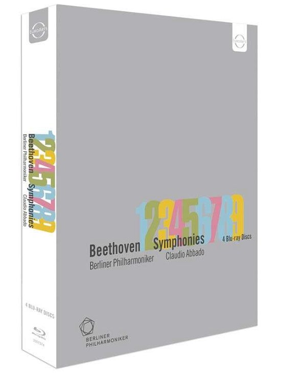 Cover for Abbado,claudio / Berliner Philharmoniker · Sämtliche Sinfonien 1-9 (Ga) (Blu-Ray) [Box set] (2013)