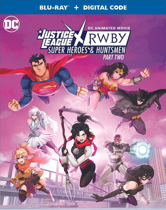 Cover for Justice League X Rwby: Super Heroes &amp; Huntsmen (Blu-ray) (2023)