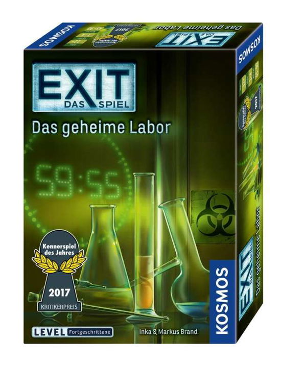 Cover for Kosmos EXIT - Das Spiel / Das geheime Labor · Das geheime Labor (Spiel) (Book) (2018)