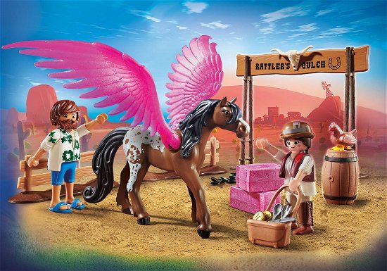 Cover for Playmobil  THE MOVIE Marla and Del with Flying Horse Toys (MERCH) (2019)