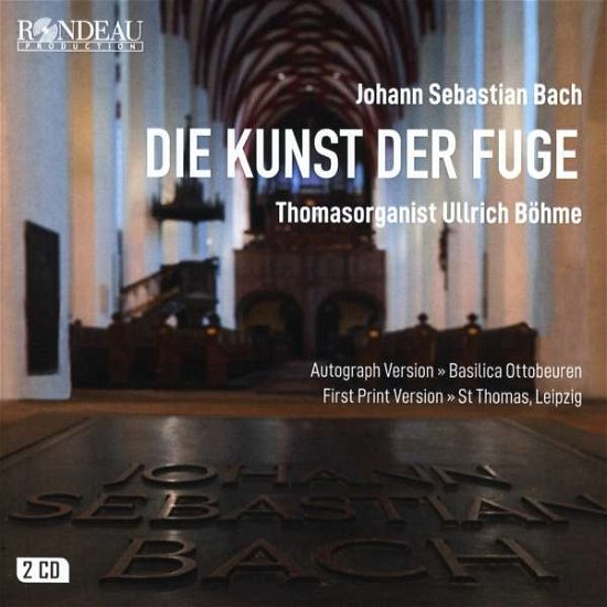 Cover for Johann Sebastian Bach (1685-1750) · Die Kunst der Fuge BWV 1080 für Orgel (CD)