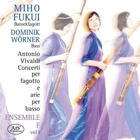 Cover for Miho Fukui / Dominik Worner / Ensemble F · Antonio Vivaldi: Concerti Per Fagotto Vol. 3 (CD) (2024)