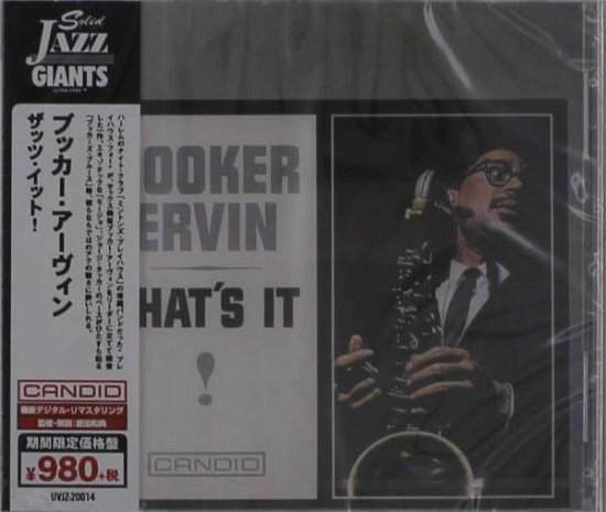 Cover for Booker Ervin · That's It! (CD) [Japan Import edition] (2020)
