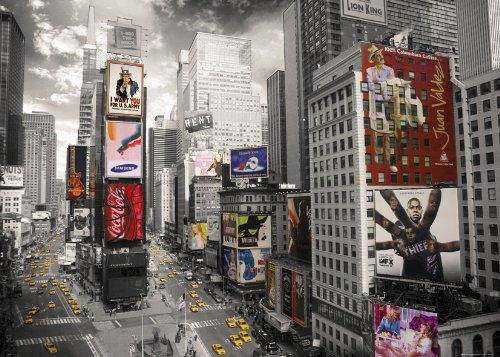 Cover for New York · New York - Times Square Ariel (Poster Giant 100x140 Cm) (MERCH)