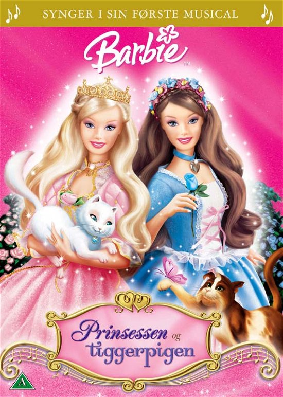 Cover for Barbie · Prinsessen &amp;  Tiggerpigen (DVD) (2004)