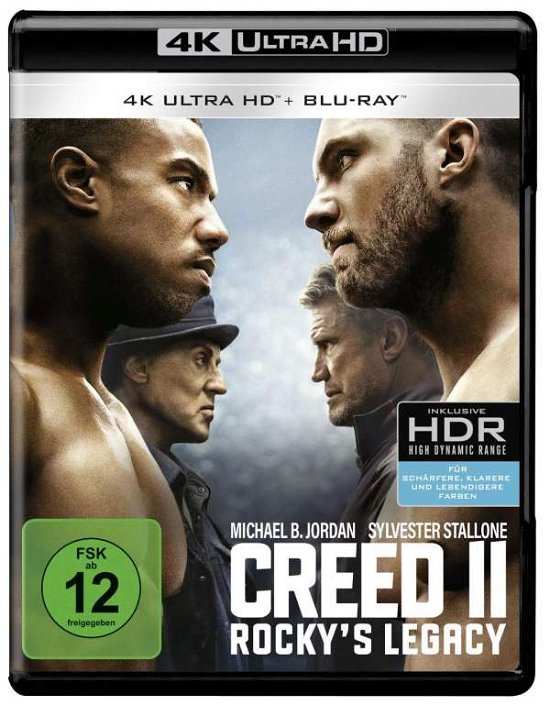 Cover for Michael B.jordan,sylvester Stallone,tessa... · Creed 2: Rockys Legacy (4K UHD Blu-ray) (2019)