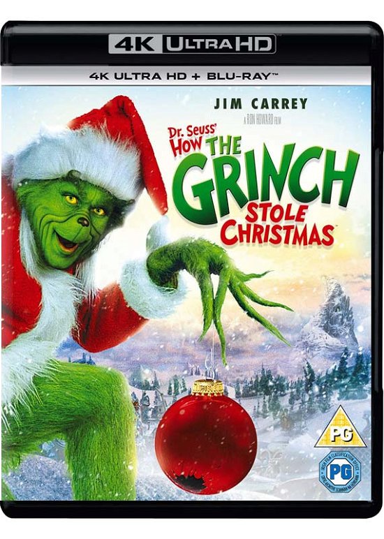 Dr Seuss - How The Grinch Stole Christmas - How Grinch Stole Xmas Uhd - Filmes - Universal Pictures - 5053083113742 - 2 de outubro de 2017