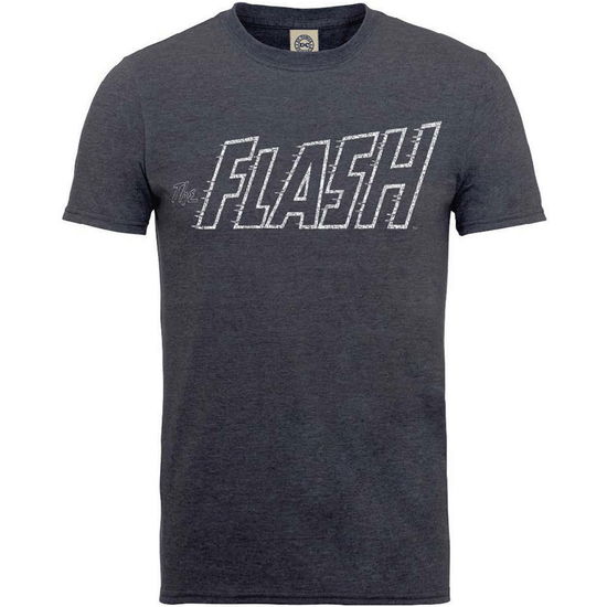 DC Comics Unisex Tee: Originals Flash Crackle Logo - DC Comics - Mercancía - Brands In Ltd - 5055979935742 - 11 de abril de 2016