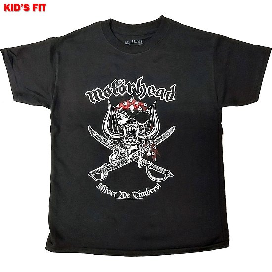 Motorhead Kids T-Shirt: Shiver Me Timbers (5-6 Years) - Motörhead - Merchandise -  - 5056368653742 - 