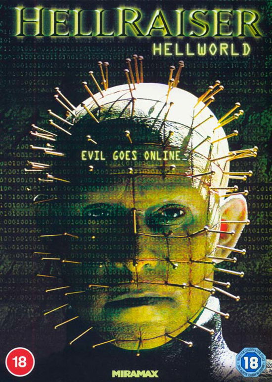 Cover for Hellraiser 8 Hellworld · Hellraiser 8: Hellworld (DVD) (2021)