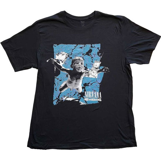 Nirvana Unisex T-Shirt: Nevermind Cracked - Nirvana - Merchandise -  - 5056561025742 - February 24, 2022