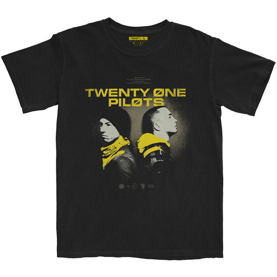 Cover for Twenty One Pilots · Twenty One Pilots Unisex T-Shirt: Back To Back (Black) (T-shirt) [size XXXL] (2022)