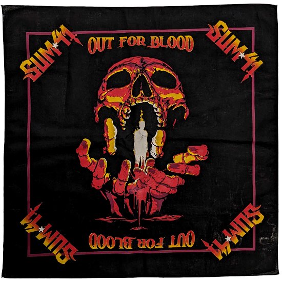 Cover for Sum 41 · Sum 41 Unisex Bandana: Out For Blood (Ex-Tour &amp; Back Print) (MERCH)