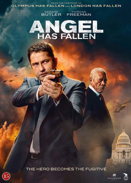 Cover for Angel Has Fallen (DVD) (2019)