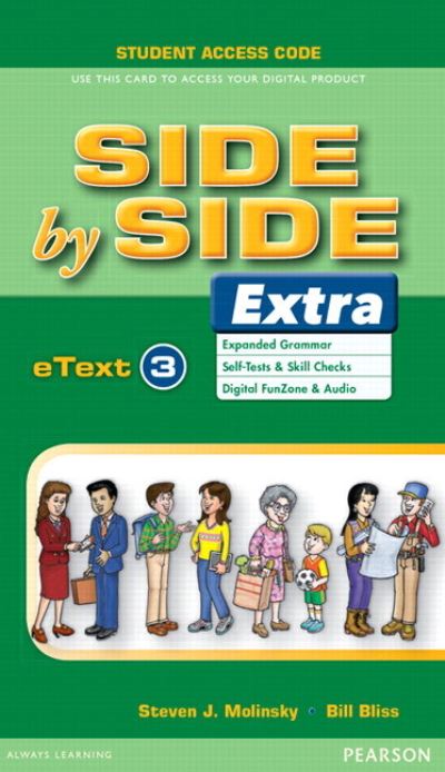 Cover for Bill Bliss · Side by Side Extra 3 eText (Online Purchase / Instant Access/1 Year Subscription) (Book) (2020)