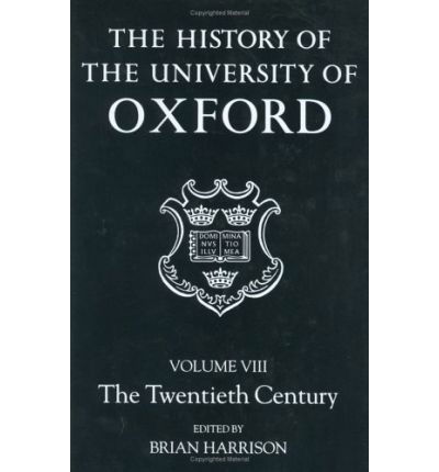 Cover for Harrison · The History of the University of Oxford: Volume VIII: The Twentieth Century - History of the University of Oxford (Hardcover Book) (1994)