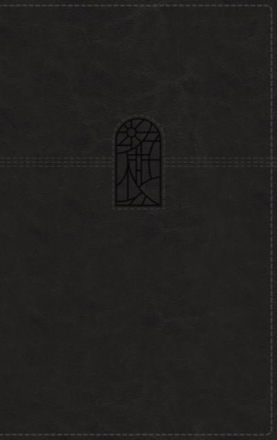 Cover for Zondervan · NRSV, Personal Size Large Print Bible with Apocrypha, Leathersoft, Black, Comfort Print (Læderbog) [Large type / large print edition] (2021)