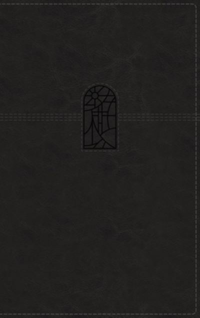 Cover for Zondervan · NRSV, Personal Size Large Print Bible with Apocrypha, Leathersoft, Black, Comfort Print (Leather Book) [Large type / large print edition] (2021)