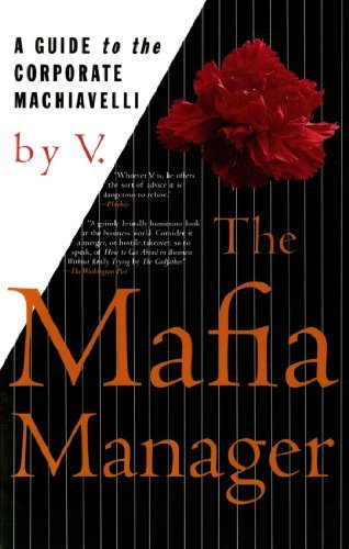 Cover for V · The Mafia Manager: A Guide to the Corporate Machiavelli - Thomas Dunne Book S. (Paperback Bog) [St Martin's Griffin edition] (1997)