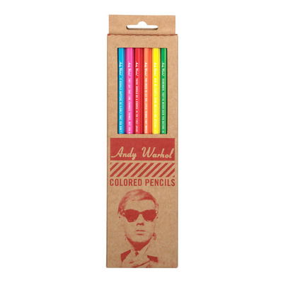 Warhol Philosophy 2.0 Colored Pencils - Andy Warhol - Fanituote - Galison - 9780735349742 - maanantai 16. tammikuuta 2017