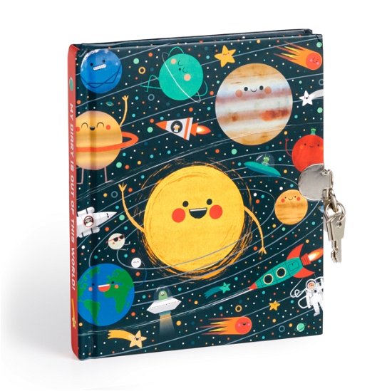 Cover for Mudpuppy · Solar System Locked Diary (DIV) (2024)