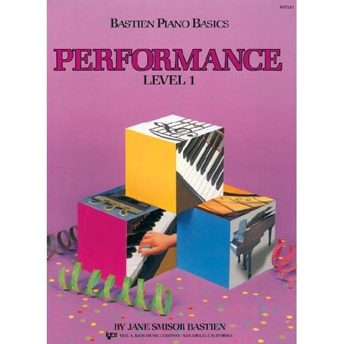 Cover for Jane Bastien · Bastien Piano Basics: Performance Level 1 - Bastien Piano Basics (Sheet music) (1985)