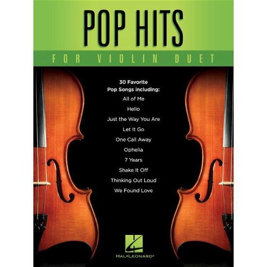 Cover for Hal Leonard Publishing Corporation · Pop Hits for Violin Duet (Bok) (2017)